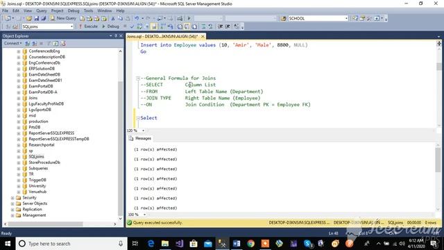 2 SQL Join смотреть онлайн