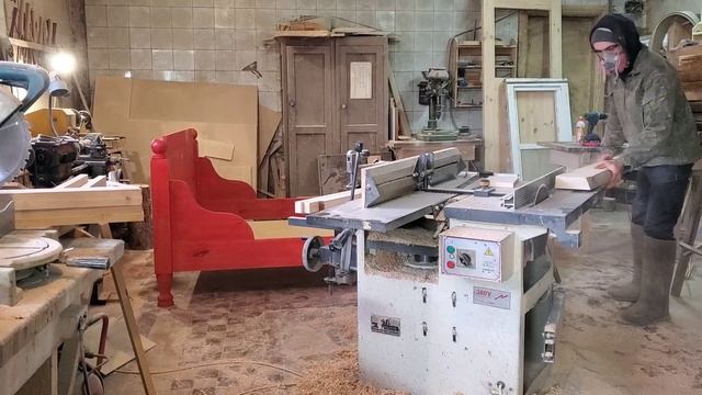 Кровать из массива березы DIY #кроватьназаказ #кровать #столярка смотреть онлайн