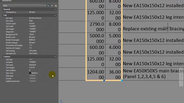 Comment importer et gerer un tableau provenant d'excel dans autocad смотреть онлайн