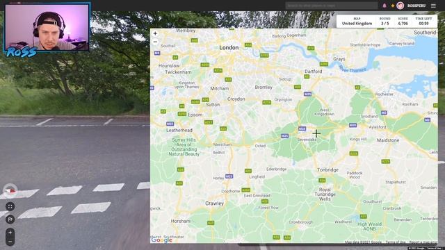 Working together for a perfect score in United Kingdom GeoGuessr! смотреть онлайн