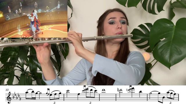 Nilou - Dance of Sabzeruz - FLUTE cover [SHEET MUSIC] Genshin Impact смотреть онлайн