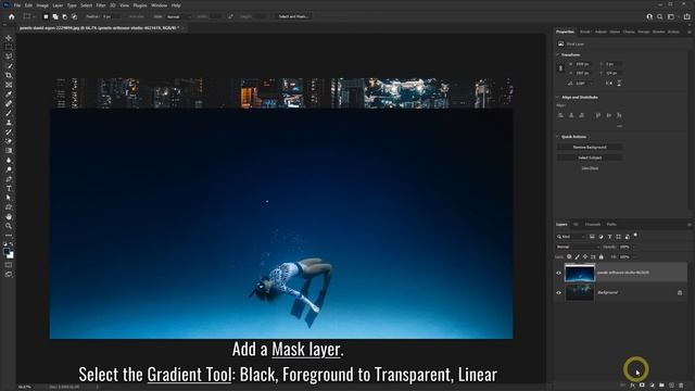 Ocean City Blend Effect - Photoshop Manipulation Tutorial смотреть онлайн