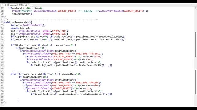 Washout Bot MT5 смотреть онлайн