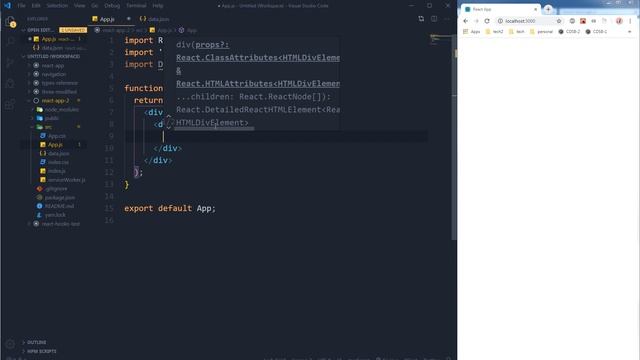 Display Records or Data From JSON File in React | Mapping Object | Temporary Database for React смотреть онлайн