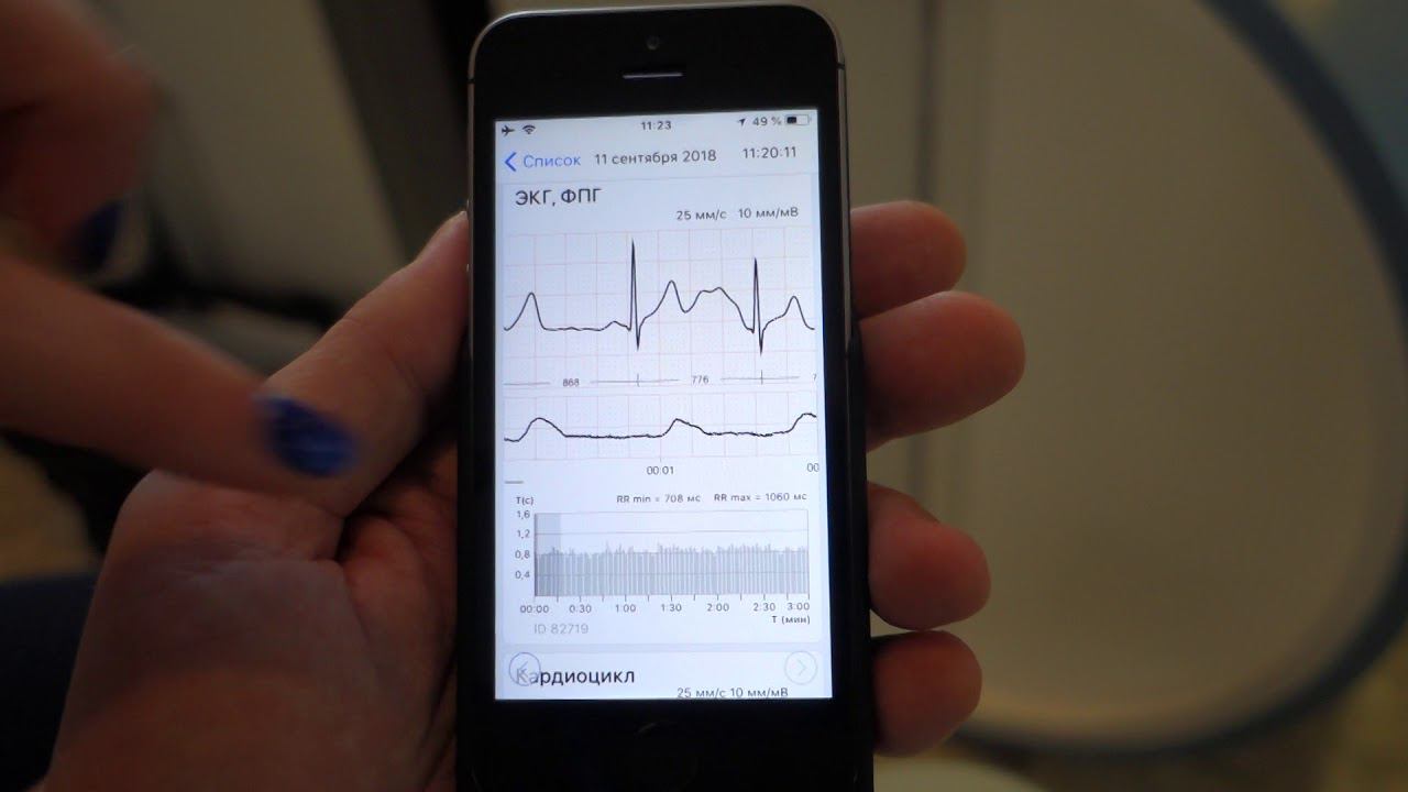 Кардиограф для iPhone смотреть онлайн