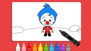 Раскрашивать картинки #3 (Плим-Плим) ♫ Детские обучающие видеофильмы ♫ Плим Плим