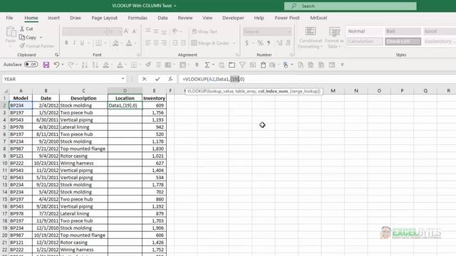 A Simple Trick To Determine The Column Number In A VLOOKUP Formula In Excel смотреть онлайн