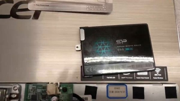 Замена жесткого диска acer aspire c22-820