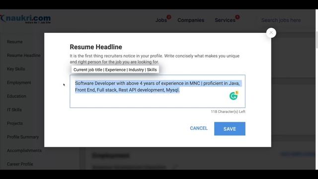 How to Write Resume Headline for Naukri Profile (Examples) смотреть онлайн