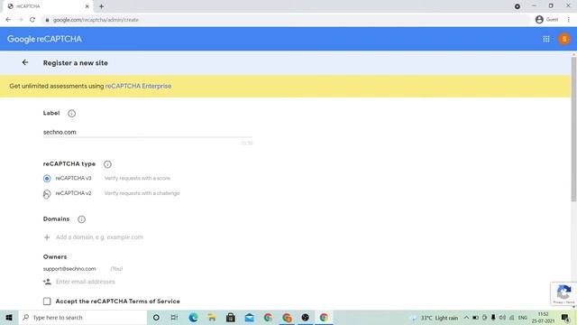 Google reCAPTCHA Keys || How to Get Google reCAPTCHA Keys in Hindi смотреть онлайн