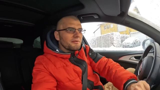 Влог, давно я так не гонял по городу, Артур спас меня от штрафа, Германия в снегу все стоят смотреть онлайн