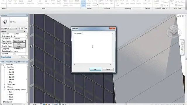 How to add 3D Text to your design in revit architecture смотреть онлайн