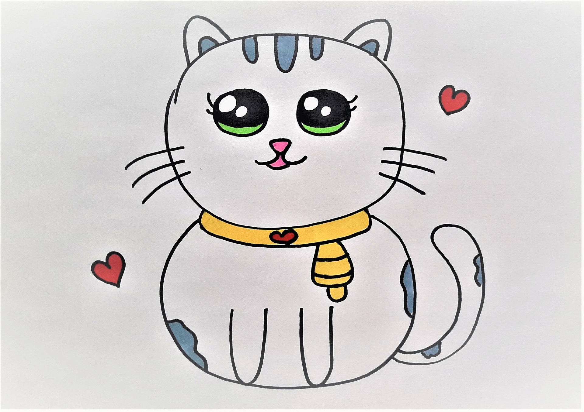 Как легко нарисовать котика смотреть онлайн