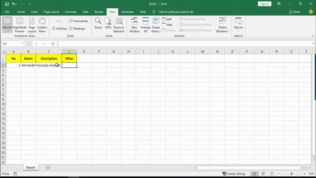 Excel Tutorial: Freeze Row and Column in Microsoft Excel 2016 | Short Tip and Trick смотреть онлайн