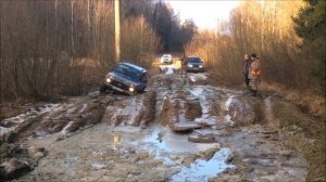 Offroad на КРУТЫХ внедорожниках по следам старой разбитой дороги 4х4 #покатушки отборное #бездорожь