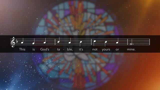 Come to the Table of Grace | Video Score смотреть онлайн