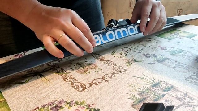 Установка NNN крепления на беговые лыжи. Prolink на salomon rs8 extra stiff. смотреть онлайн
