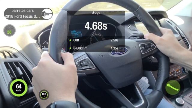 ?️?0 a 100 km/h do Ford Focus Sedan SE 2.0 PowerShift 2018! ? смотреть онлайн
