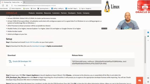 1 Setting up Linux Oracle VM смотреть онлайн
