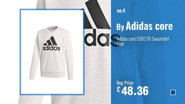 Top 10 Sweatshirt Adidas [2018]: adidas Men's Essentials 3-Streifen Crew B Sweatshirt смотреть онлайн