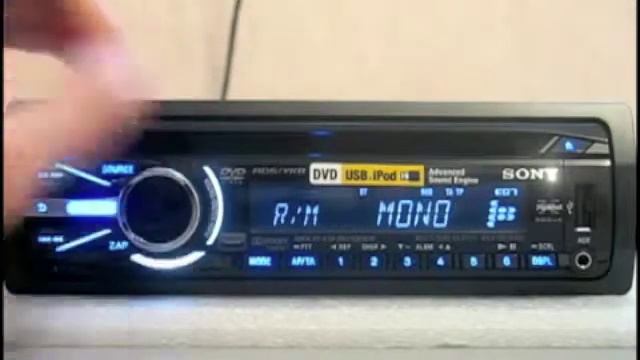 Автомагнитола Sony MEX-DV160UE смотреть онлайн