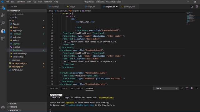 Authenticate with Firebase + Firestore using GOOGLE + REACT + BOOTSTRAP - Firebase explained PART1 смотреть онлайн