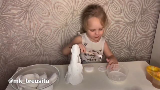 Елочка из ватных дисков / поделка из ватных дисков/ новогодняя поделка / развивающие игры с детьми смотреть онлайн