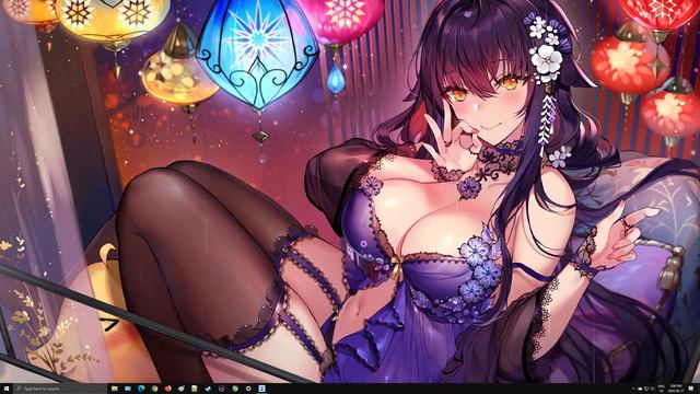 Azur Lane / 碧蓝航线 - Rainy Azuma (Wallpaper Engine)