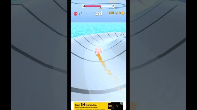 A glitch in Aquapark.io some how i won a game смотреть онлайн