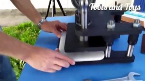 Пресс для кожи. Пресс для тиснения и вырубки кожи. Магазин "Tools and Toys for Craftsmen".
