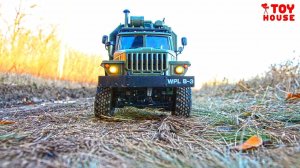 Военный грузовик УРАЛ 4320 на радиоуправлении 6х6 масштаб 1/16 тест драйв WPL RC B-36. Про машинки!