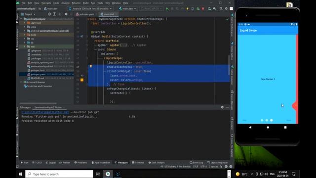 6- Flutter Liquid Swipe смотреть онлайн