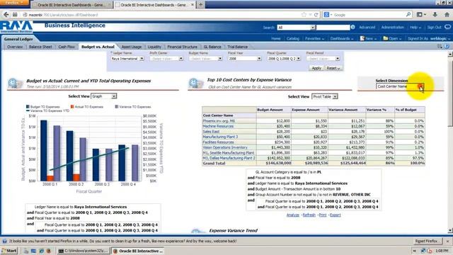 Oracle Financial Analytics смотреть онлайн