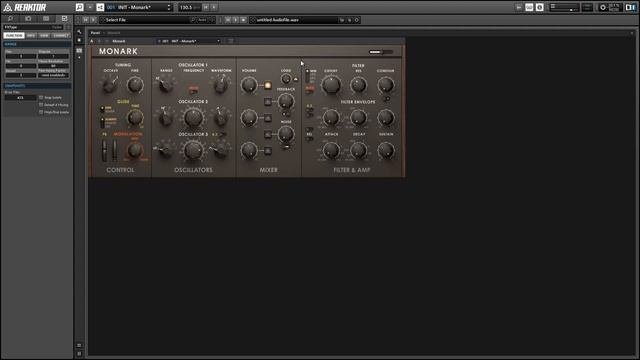 NI Reaktor - Monark Overview (view A) - How to Tutorial смотреть онлайн