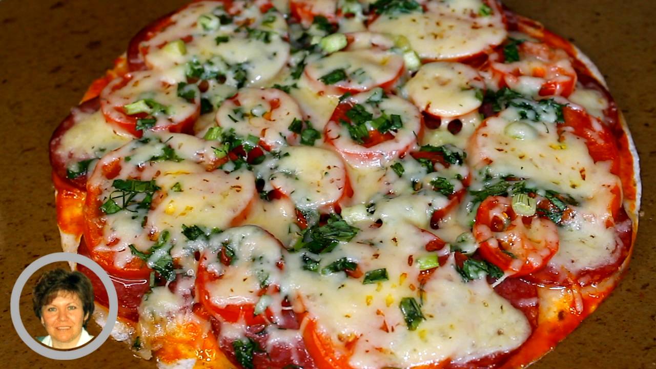 📌 Домашняя пицца на лепешке Тортилья - Минимум времени и никакого теста смотреть онлайн