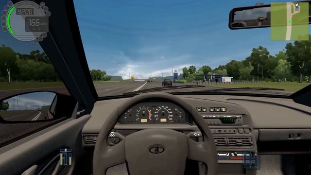 Обзор Машины Lada -2114.В Игре City Car Driving.Pegass Рулит. смотреть онлайн