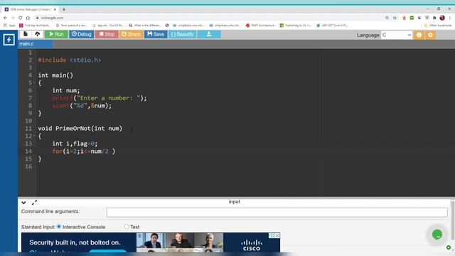 Prime Or Not | how to find whether a number is prime or not in C | Logic Precisely explained смотреть онлайн