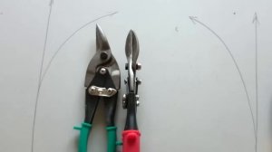 Ножницы по металлу : ГЛАВНОЕ отличие. Это надо знать ДО покупки. Tin snips.
