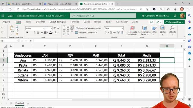 Como trabalhar com planilhas online no Excel смотреть онлайн