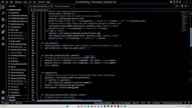 Upgrading Our Automated Python Stock Trading Bot! (More consistent data pulling and smart trading) смотреть онлайн