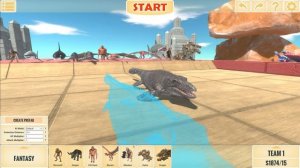 Salmon Challenge - Aquatics VS Fantasy | Animal Revolt Battle Simulator