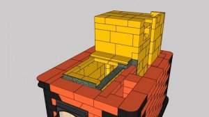 Печь 5,0 на 3,5 кирпича отопительная варочная.