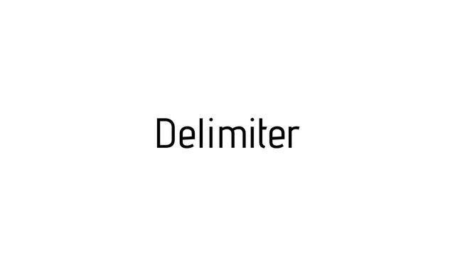 How to pronounce Delimiter / Delimiter pronunciation смотреть онлайн