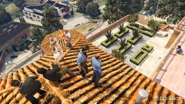GTA 5 Funny/Crazy Ragdolls episode 13 (Arthur Morgan, Jumps) смотреть онлайн