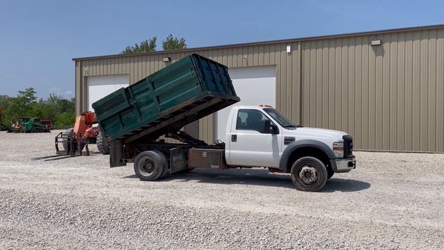 2008 Ford F450 4x4 dump truck смотреть онлайн