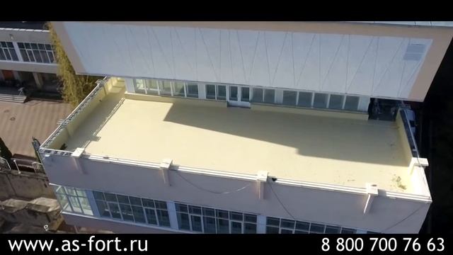 Напыление полимочевины на террасу смотреть онлайн