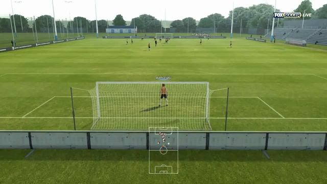 Гол со своей половины поля PES 2013 смотреть онлайн