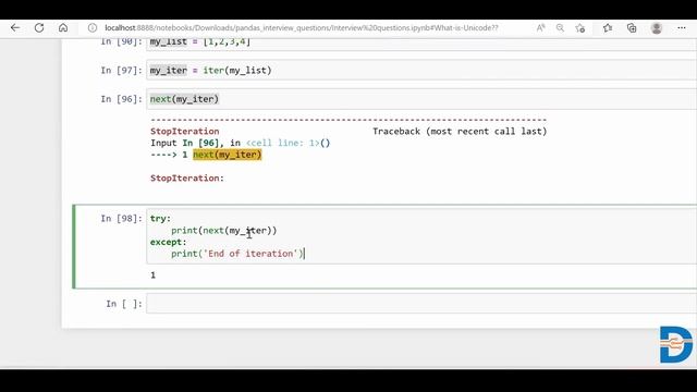 Exception Handling in Python | Python Interview Questions смотреть онлайн