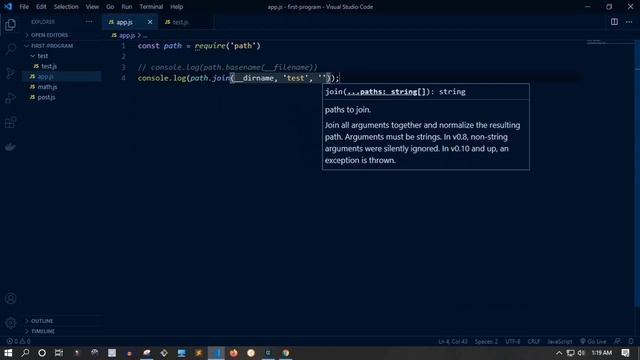 2.6 Path Module || basename, parse, normalize, join || Node JS Express JS Bangla Tutorial смотреть онлайн
