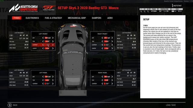 Assetto Corsa Competizione: 4K@60 / RACE SETUP 2020 Bentley GT3@ Monza / W SETUP & LINK смотреть онлайн